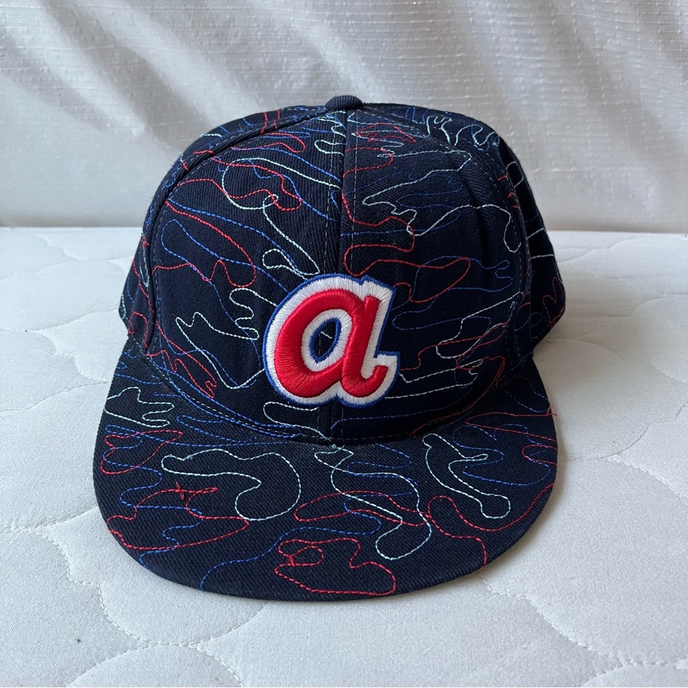 Atlanta Braves American Needle Cooperstown Fitted 7 3/4 Baseball Hat Cap MLB